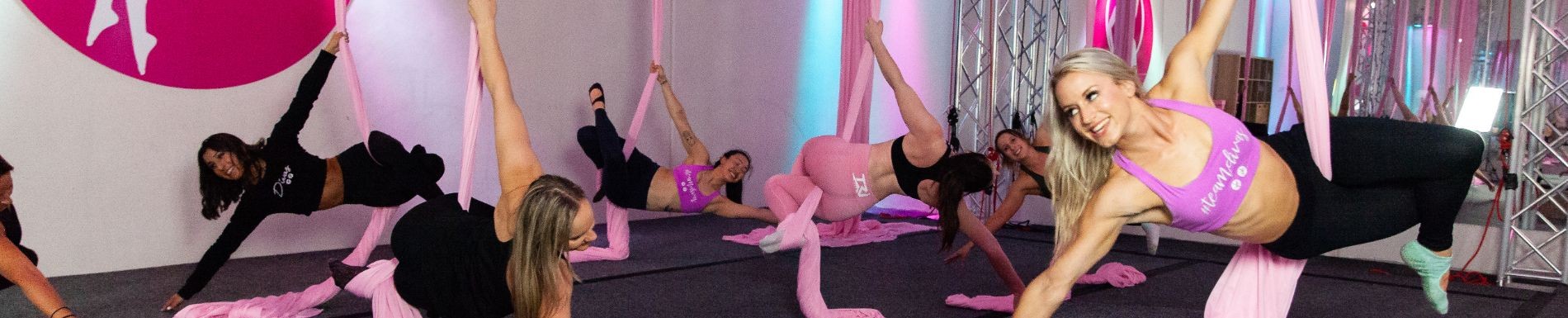 women doing silks